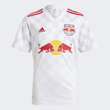 Youth Soccer White New York Red Bulls 21/22 Home Jersey