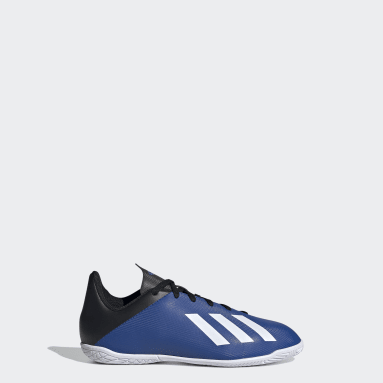 chuteira adidas futsal azul e laranja