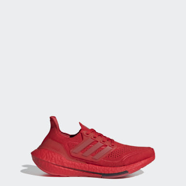 red adidas boost shoes