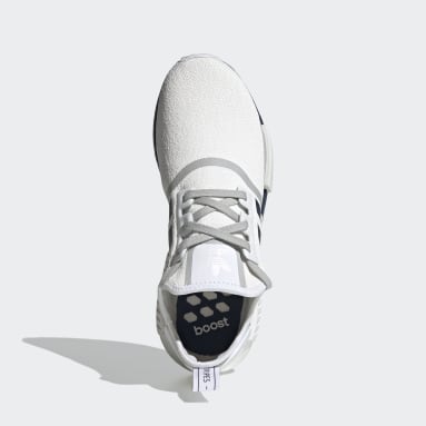 adidas blanche et grise homme