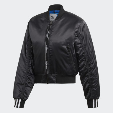 adidas leather jacket womens
