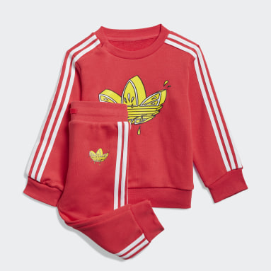 adidas trefoil crew set toddler