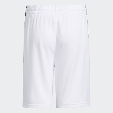 white adidas shorts youth