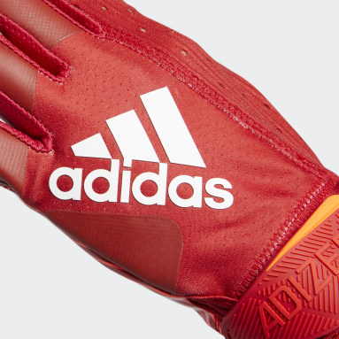 adidas red football gloves