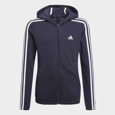 girls adidas zip up hoodie