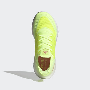 ladies yellow running shoes