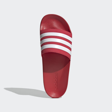 claquette adidas femme rouge