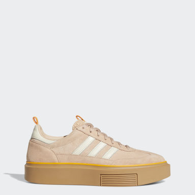 adidas womens beige shoes