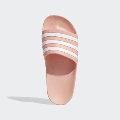 pink adidas slides mens