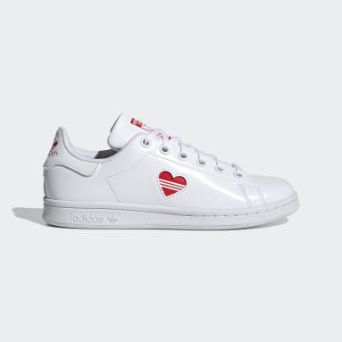 all white stan smith junior
