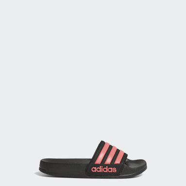 red adidas slides kids