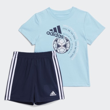 baby adidas shorts set