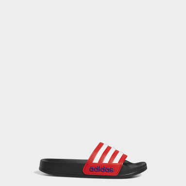 kids adidas cloudfoam slides