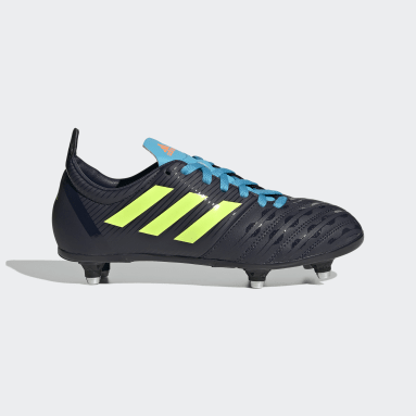 blue adidas rugby boots