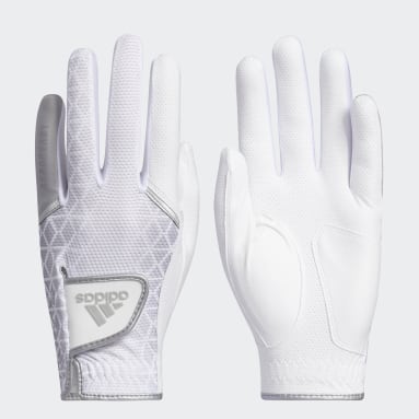 all white adidas gloves