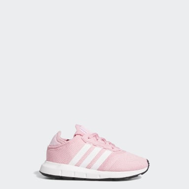 kids pink adidas shoes