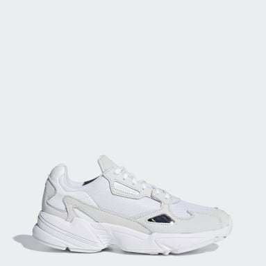 white chunky sneakers adidas