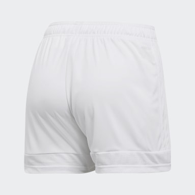 adidas white soccer shorts