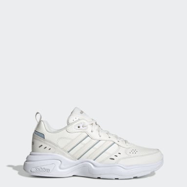 adidas chunky white trainers