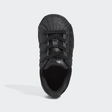 adidas originals superstar primeknit kids Black