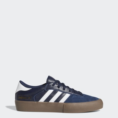 adidas blue and black trainers