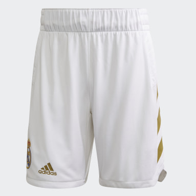 all white adidas shorts
