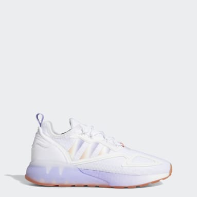 adidas blanche et verte femme