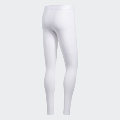 white leggings adidas