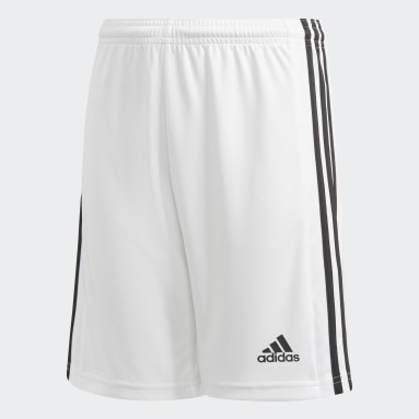 adidas white football shorts