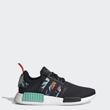 nmd shoes red and blue