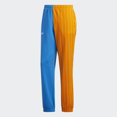 adidas sweatpants orange