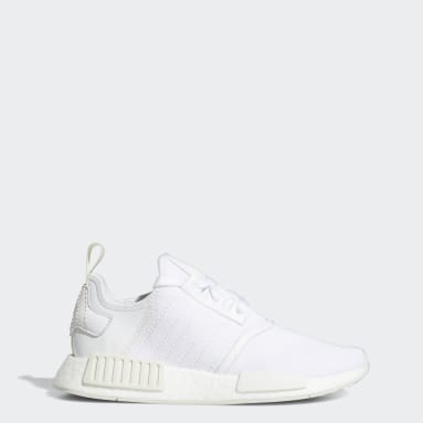adidas nmd womens white and blue