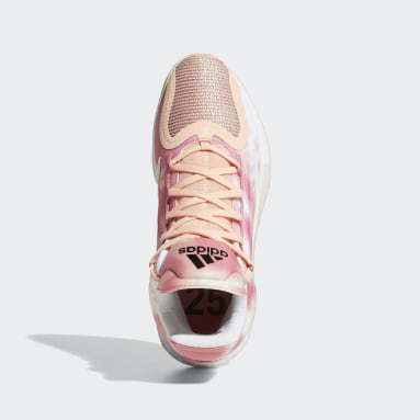 pink basketball shoes