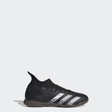 black adidas indoor soccer shoes