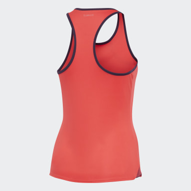 adidas red top womens