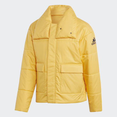 adidas yellow jacket mens