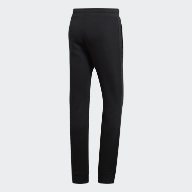 mens adidas joggers black