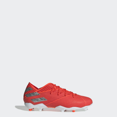 chaussure de foot adidas rouge