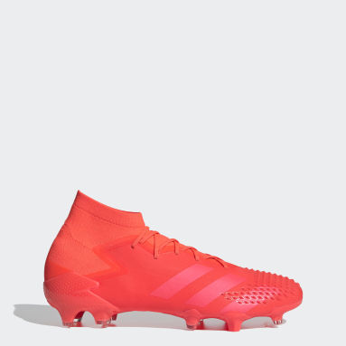 adidas red football shoes