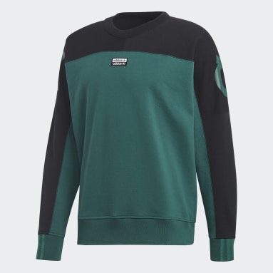 green adidas sweater