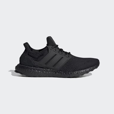 adidas shoes running black