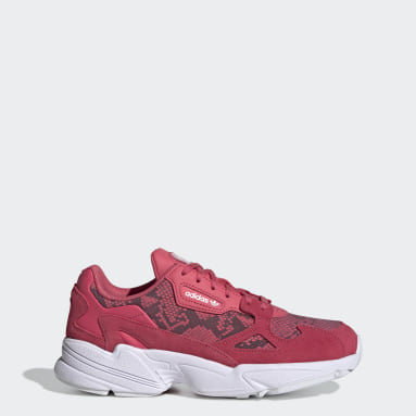 adidas pink falcon shoes