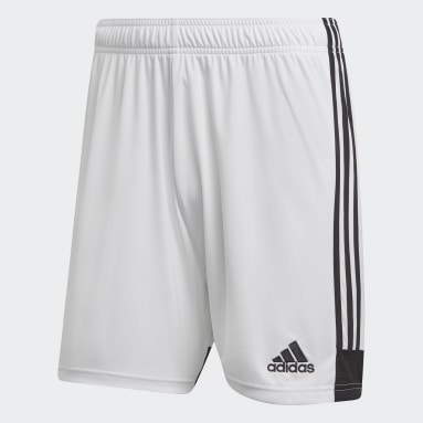 mens black adidas football shorts