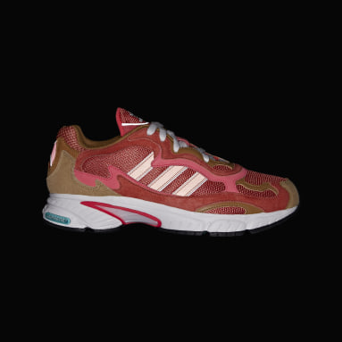 mens pink adidas yung trainers