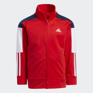 infant red adidas tracksuit