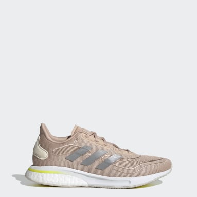 adidas beige running shoes