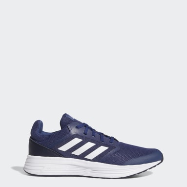 adidas blue and white tennis shoes