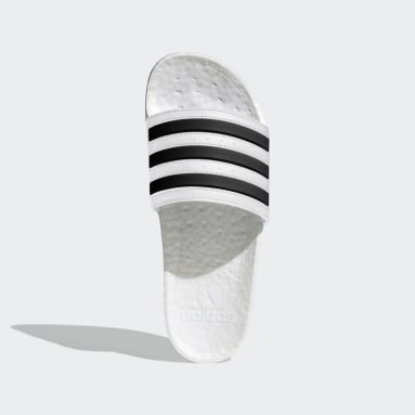 adidas boost slides white