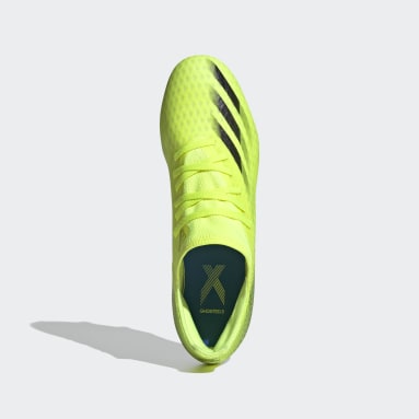 yellow football boots