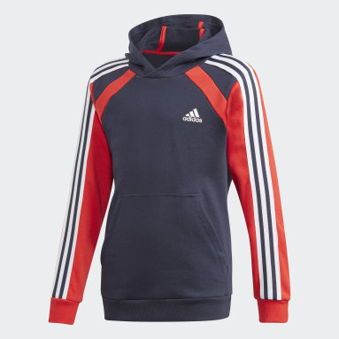 red adidas hoodie junior
